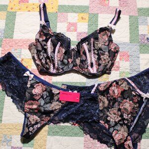 Ewa michalak SF Paradise bra 2 panties NWT 80GG 46 48